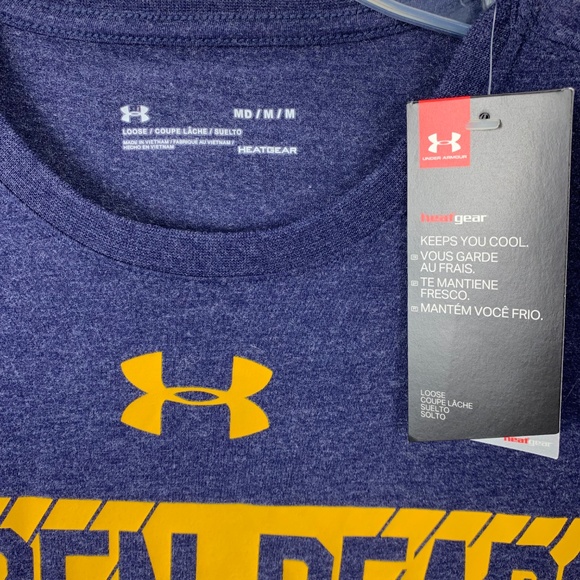 Under Armour Golden Bears NWT Shirt Medium Large - Picture 2 of 4